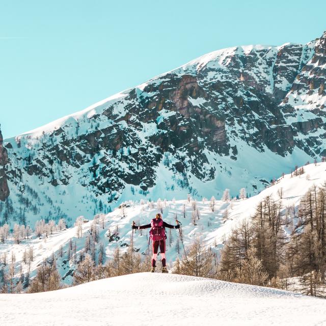 Casterino Randonnee Montagne Hiver Isabellefabre Crt Cote D Azur France1