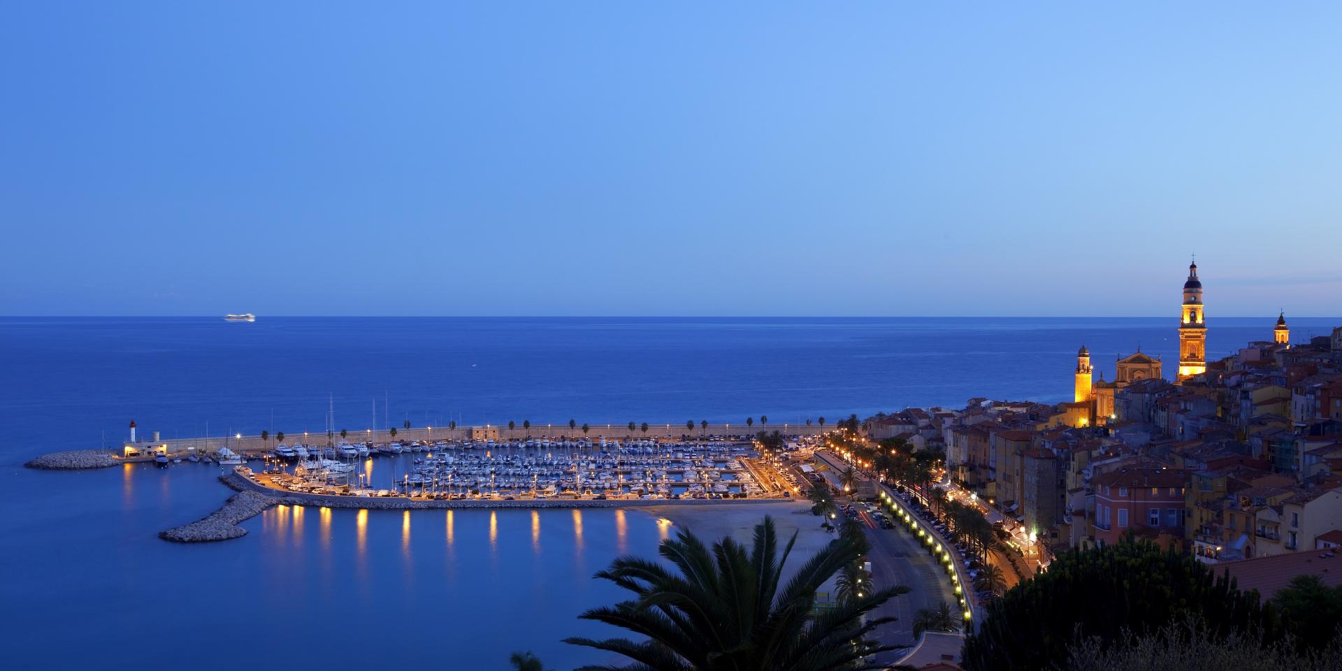 Menton, old city and Port