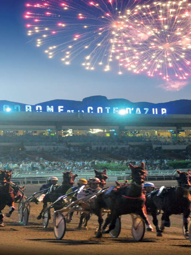 Fireworks at the Côte d'Azur racecourse
