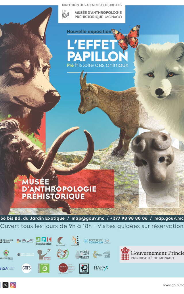 L'effet Papillon, la Pré-histoire des animaux" exhibition