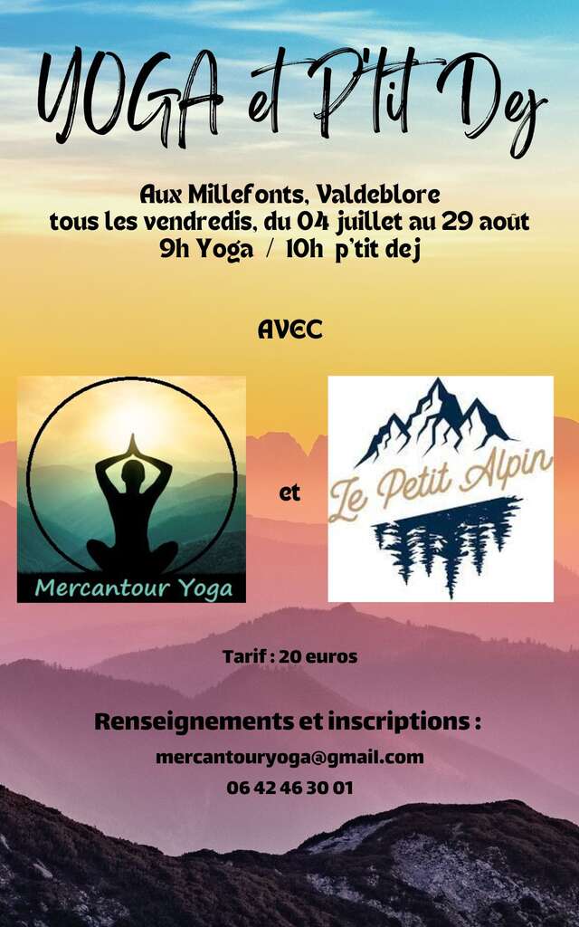 Yoga & P'tit Déj aux Millefonts